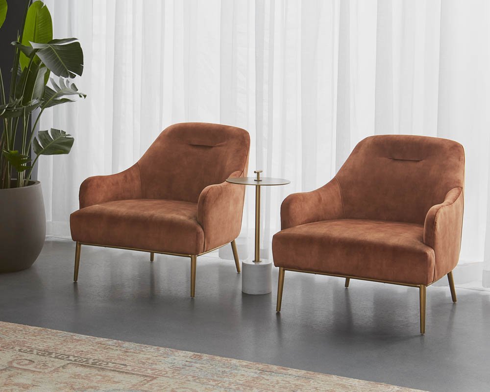 Cameron Lounge Chair Nono Rust - Image 10
