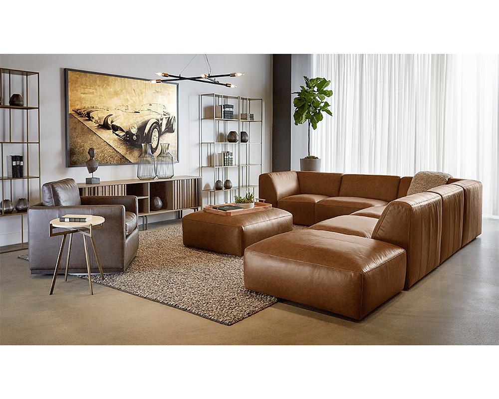 Portman Swivel Lounge Chair Marseille Concrete - Image 5