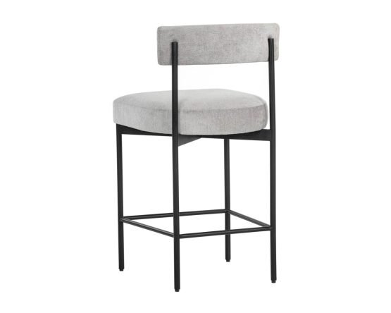 Seneca Counter Stool - Black Polo Club Stone - Image 8