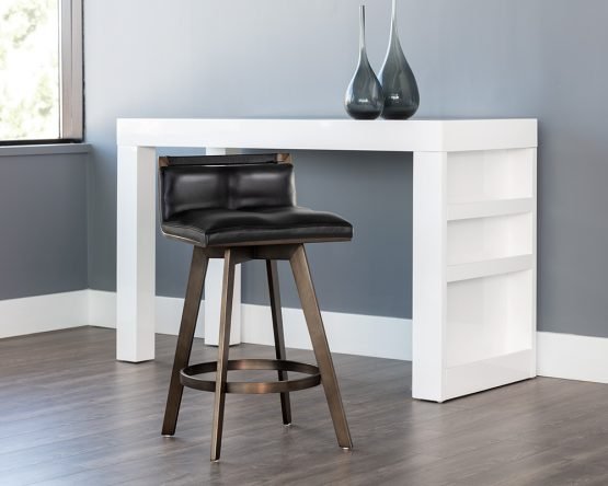 Arizona Swivel Counter Stool Castillo Black - Image 3