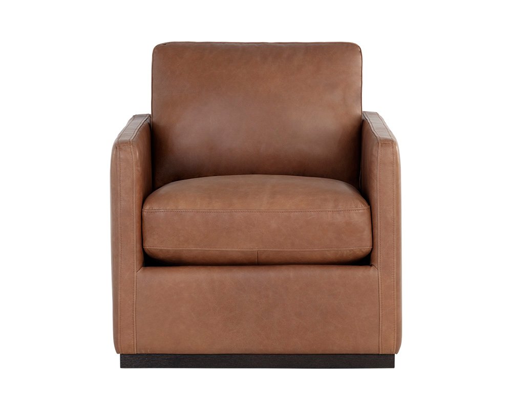 Portman Swivel Lounge Chair Marseille Camel - Image 7