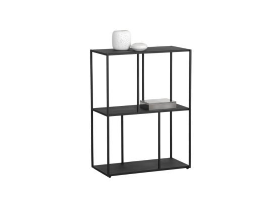 Eiffel Low Bookcase - Small Black