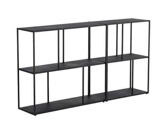 Eiffel Low Bookcase - Small Black - Image 3
