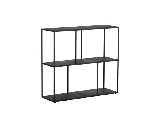Eiffel Low Bookcase - Medium Black - Image 2
