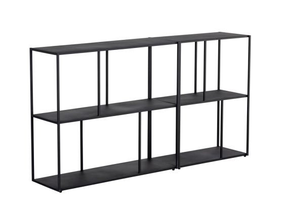Eiffel Low Bookcase - Medium Black - Image 3