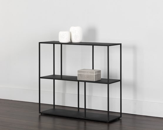 Eiffel Low Bookcase - Medium Black - Image 4