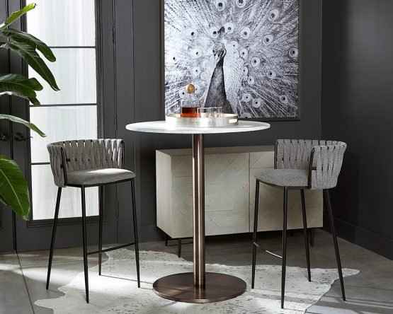 Sarai Barstool Belfast Heather Grey - Image 5