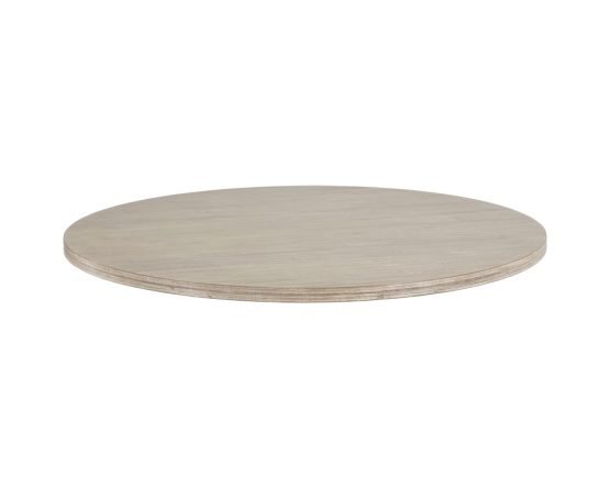 Cypher Dining Table Top - Wood - 55" White Ceruse - Image 2