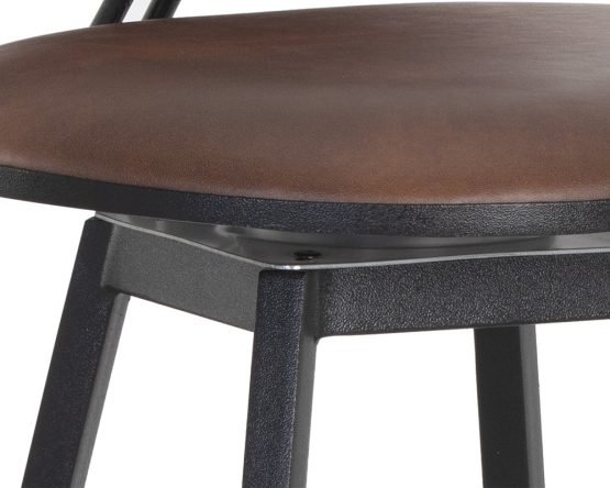 Ember Swivel Barstool Bravo Cognac - Image 4