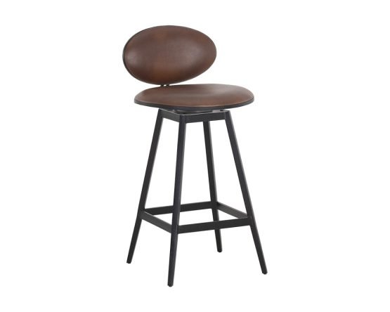 Ember Swivel Counter Stool Bravo Cognac