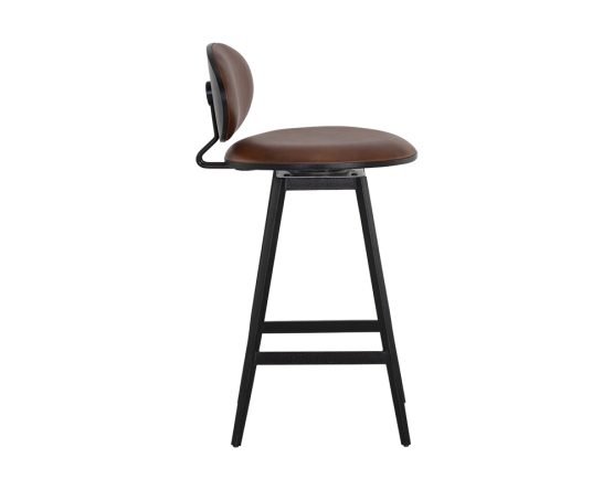 Ember Swivel Counter Stool Bravo Cognac - Image 7