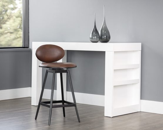 Ember Swivel Counter Stool Bravo Cognac - Image 3