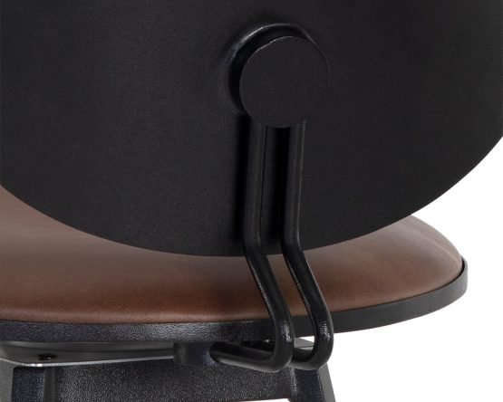 Ember Swivel Counter Stool Bravo Cognac - Image 6