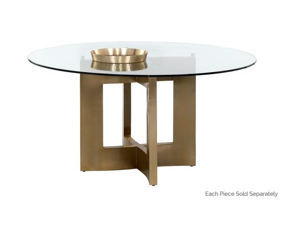 Lianne Dining Table Base Gold - Image 7