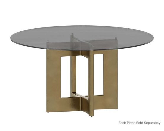 Lianne Dining Table Base Gold - Image 2