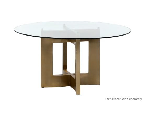Lianne Dining Table Base Gold - Image 8
