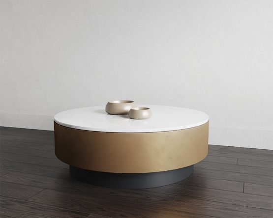 Zelda Coffee Table White Marble - Image 3