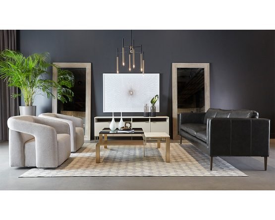 Ambrose Modular Media Console And Cabinet Cream - Image 6