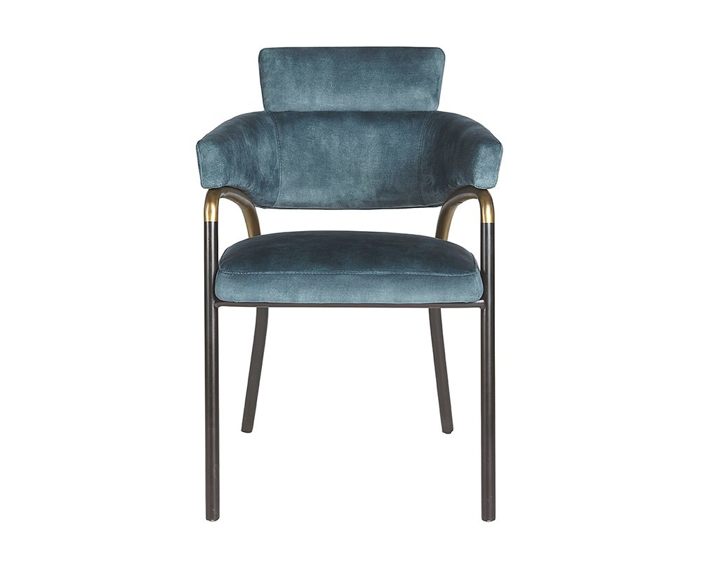 Sharqui Dining Armchair Nono Petrol - Image 7