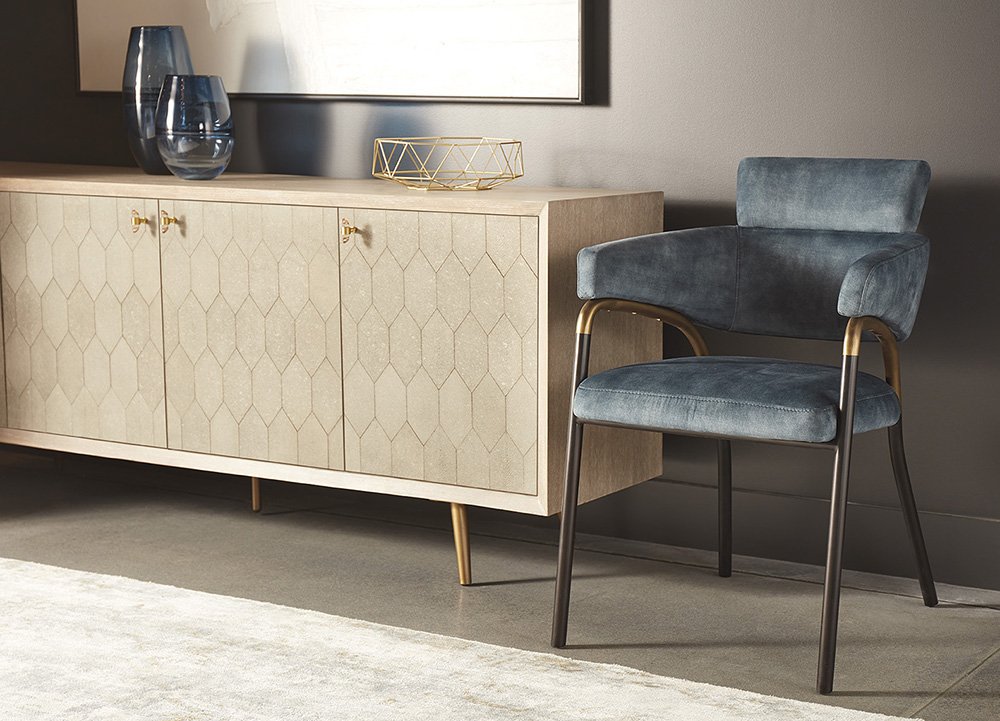 Sharqui Dining Armchair Nono Petrol - Image 6