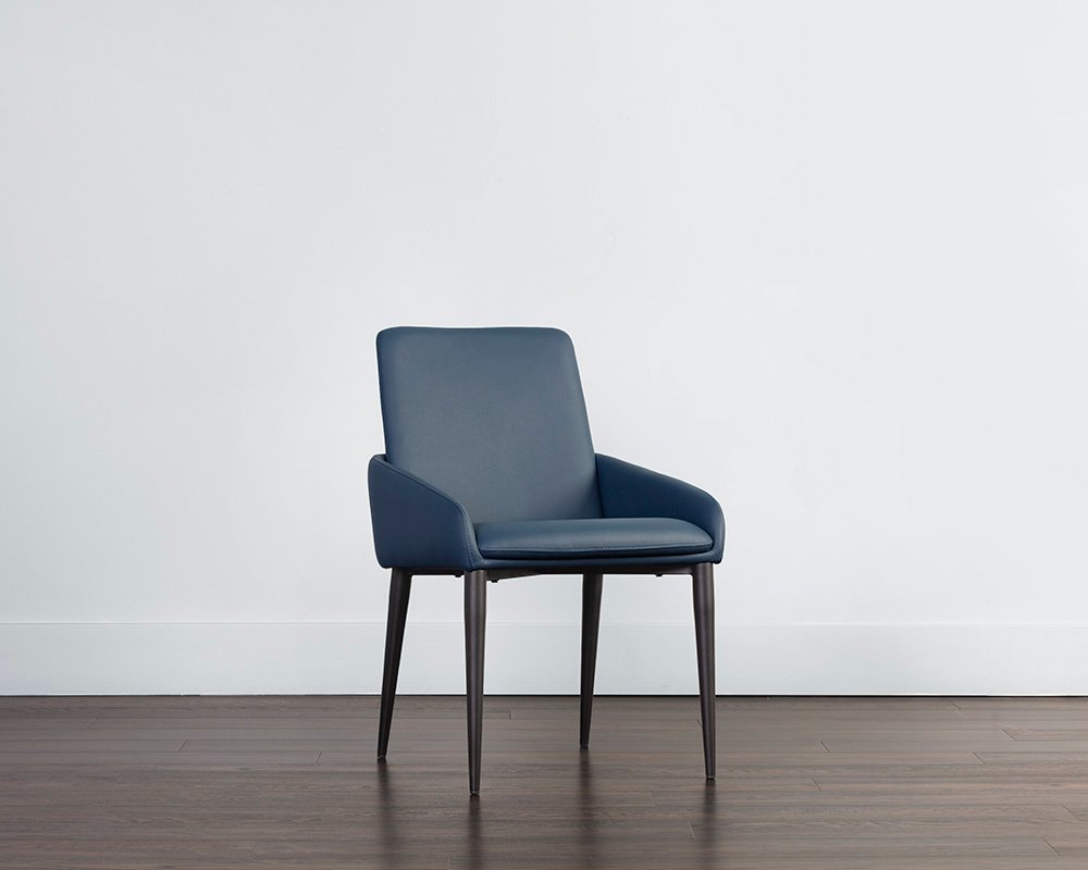 Carlo Dining Armchair Dillon Thunder - Image 3