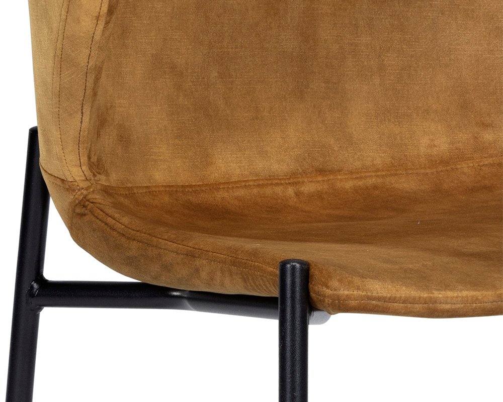 Eric Dining Chair Nono Tapenade Gold - Image 4