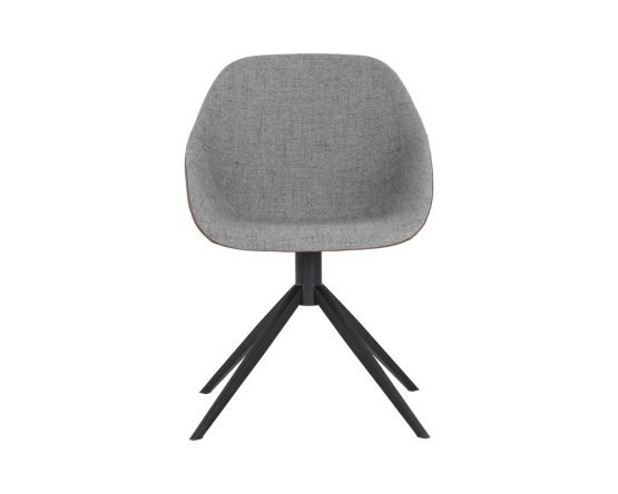 Mccoy Swivel Dining Chair Cinnamon Brown / November Grey - Image 7