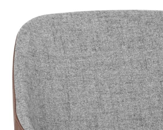 Mccoy Swivel Dining Chair Cinnamon Brown / November Grey - Image 5