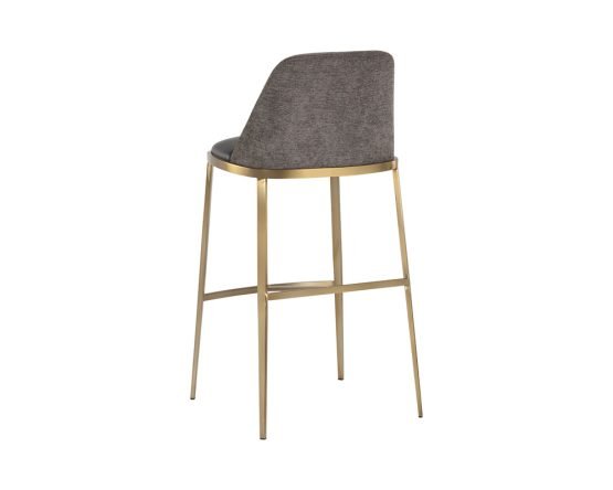 Dover Barstool Bravo Portabella / Sparrow Grey - Image 2