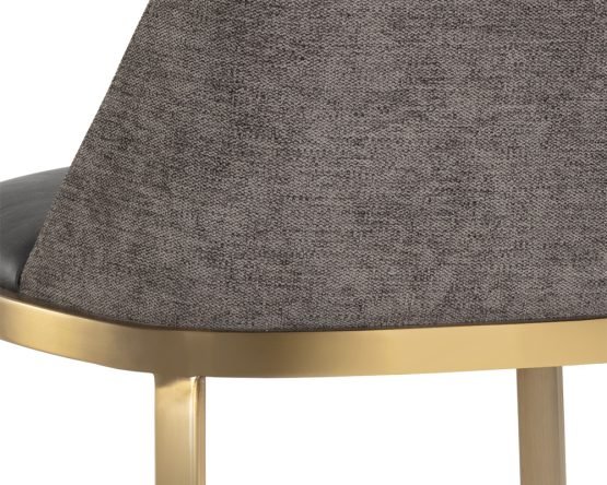 Dover Barstool Bravo Portabella / Sparrow Grey - Image 6