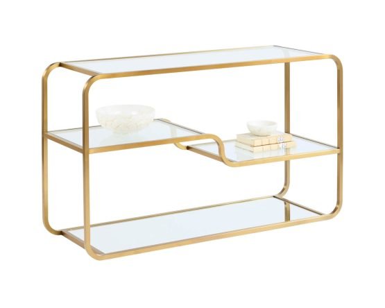 Silvia Console Table Gold