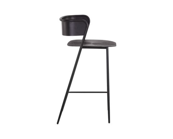 Keanu Counter Stool Gunmetal - Image 7