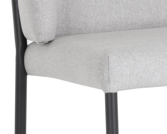 Pearce Counter Stool Light Grey / Bravo Cognac - Image 4