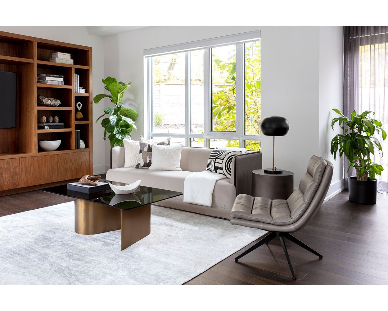 Bernaby End Table Gunmetal - Image 6