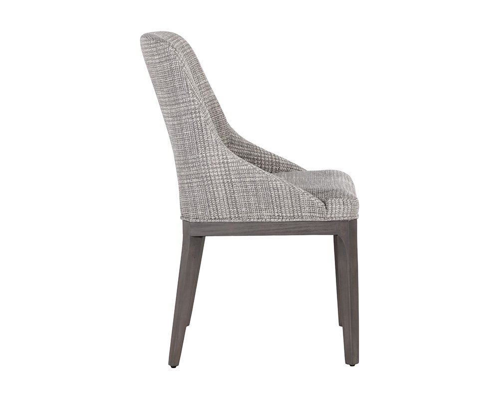 Estrada Dining Chair Naya Check Light Grey - Image 8