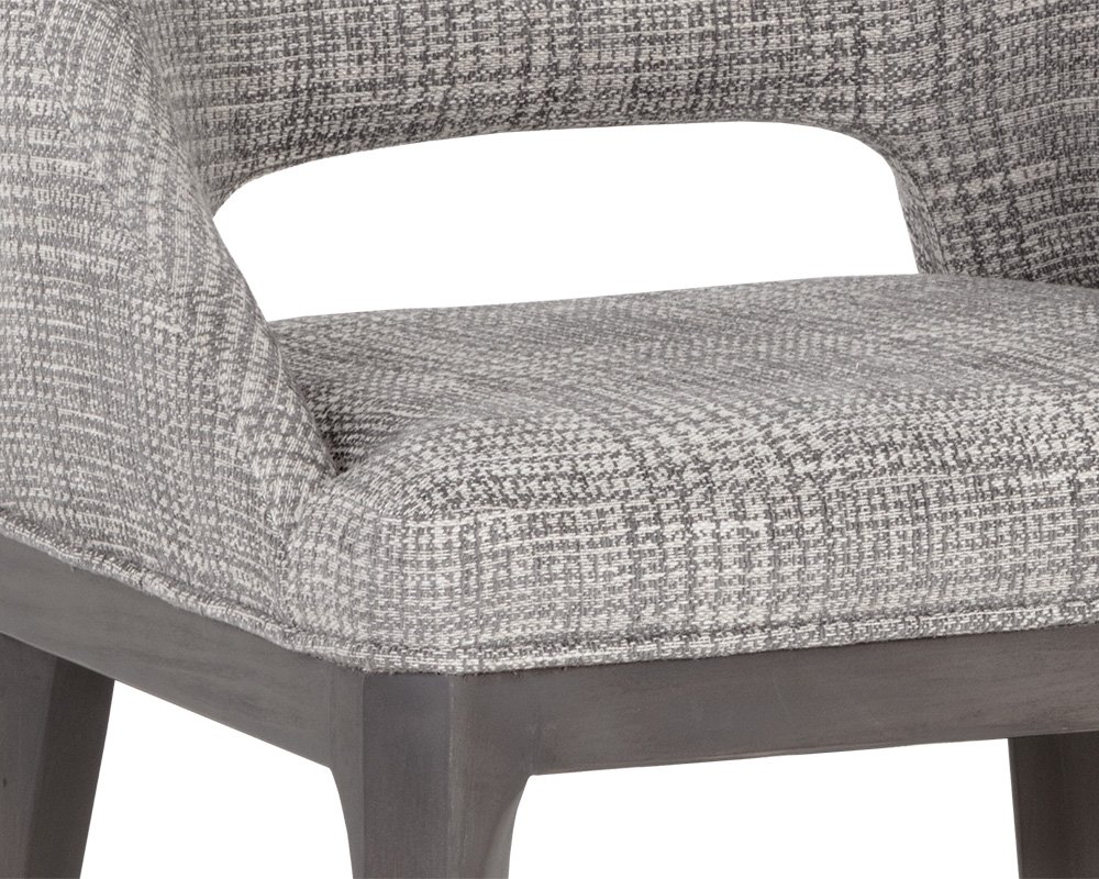 Estrada Dining Chair Naya Check Light Grey - Image 3