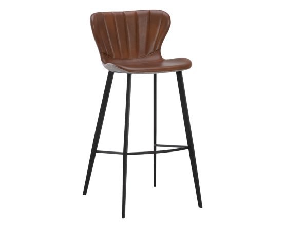 Arabella Barstool Bravo Cognac / November Grey