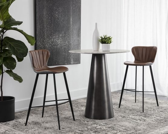 Arabella Barstool Bravo Cognac / November Grey - Image 3