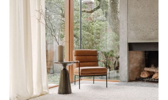 VERLAINE ARMCHAIR CHESTNUT BROWN - Image 4