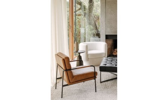 VERLAINE ARMCHAIR CHESTNUT BROWN - Image 5