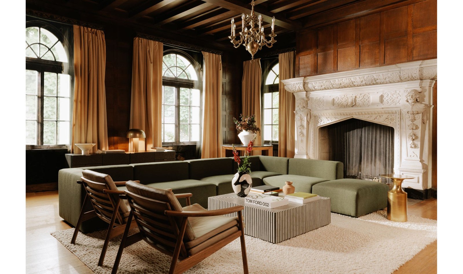 TERNING COFFEE TABLE BLACK AND WHITE MULTI - Image 5