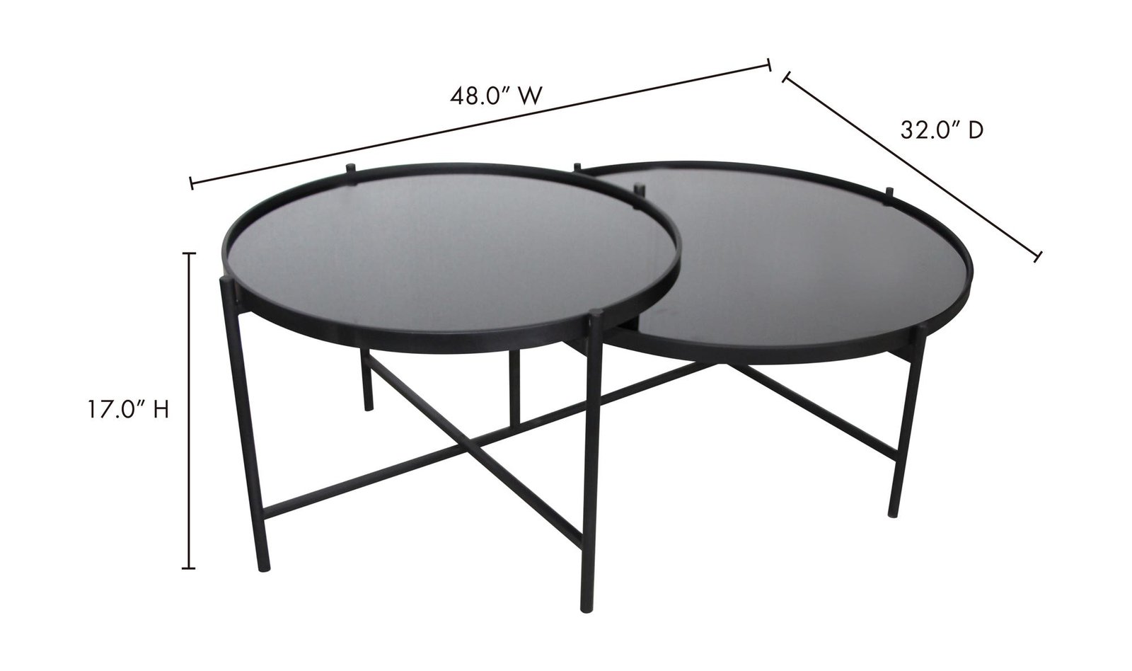 ECLIPSE COFFEE TABLE BLACK - Image 5