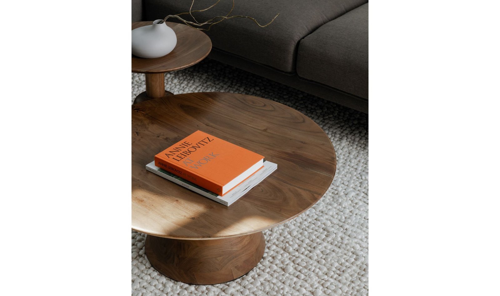 NELS END TABLE DARK BROWN - Image 4