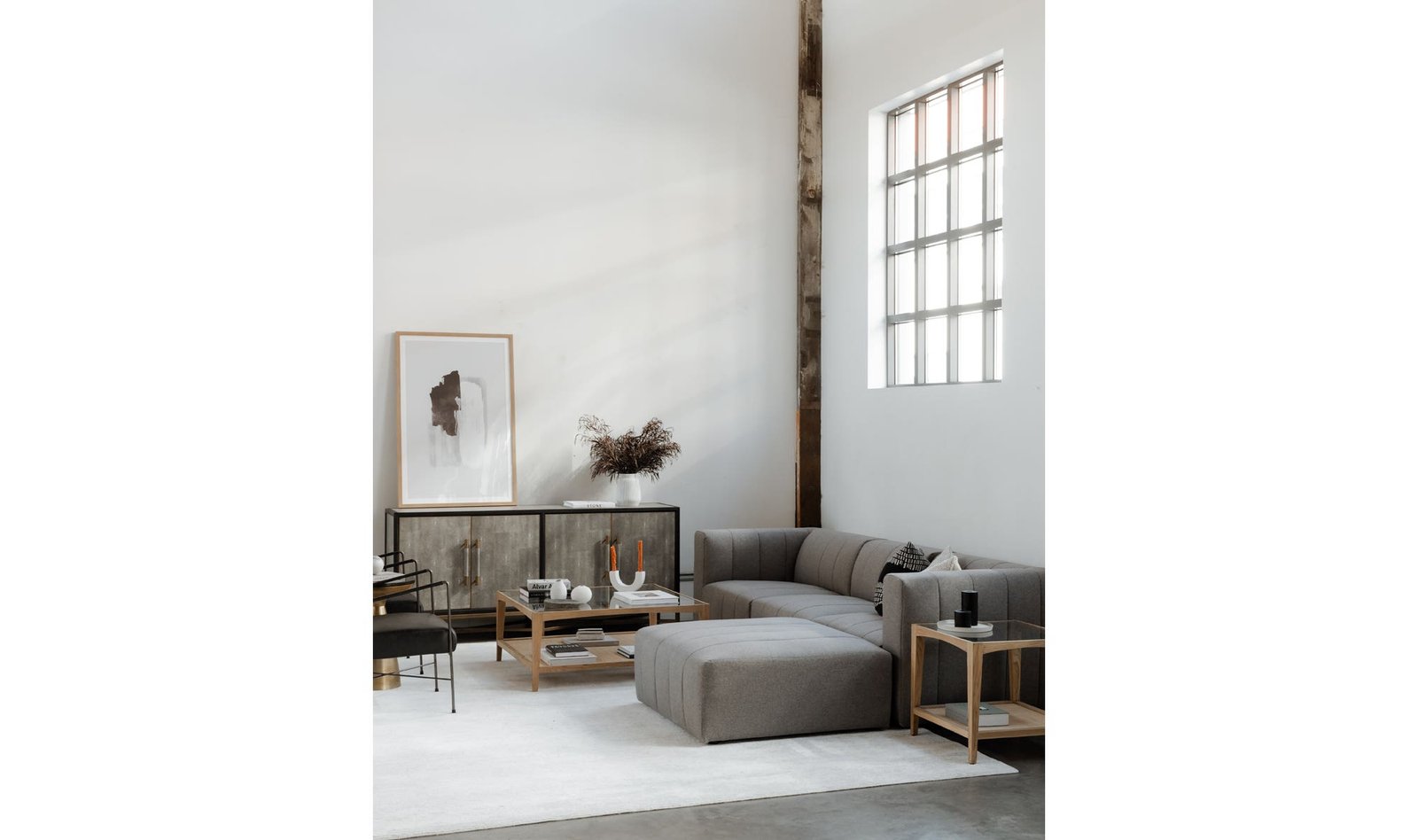 LYRIC RIGHT ARM CHAIR GREY - Image 3
