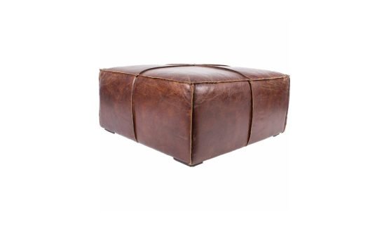 KAPA OTTOMAN LEATHER DARK BROWN - Image 2