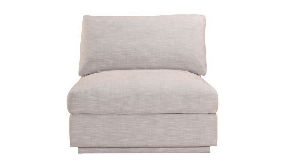JUSTIN SLIPPER CHAIR LIGHT GREY
