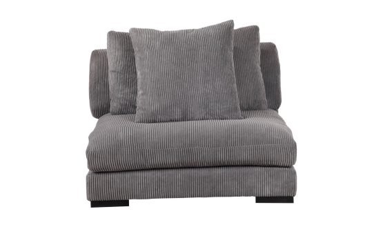 TUMBLE SLIPPER CHAIR DARK GREY