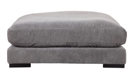 TUMBLE OTTOMAN DARK GREY
