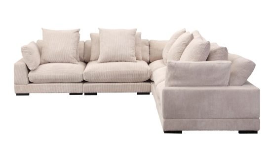 TUMBLE CLASSIC L-SHAPED MODULAR SECTIONAL CAPPUCCINO