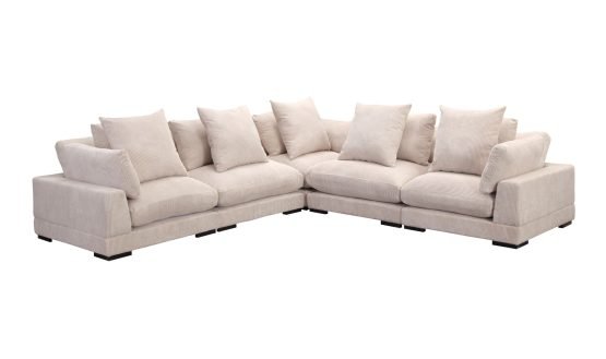 TUMBLE CLASSIC L-SHAPED MODULAR SECTIONAL CAPPUCCINO - Image 2